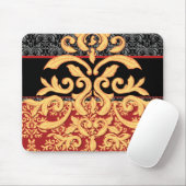 Vergoldeter Damast Mousepad für den eleganten (Mit Mouse)