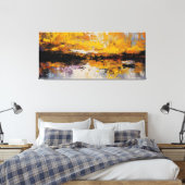 Vergoldeter Horizontbruch Leinwanddruck (Insitu (Schlafzimmer))
