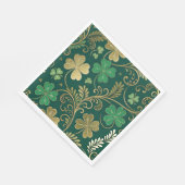 Vergoldeter Kleeblattflor Serviette (Ecke)