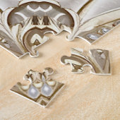 Vergoldeter verzierter Rahmen mit Perlen Puzzle (Seite)