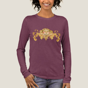 Vergoldeter Weingarten-Wappen Tri-Blend Shirt