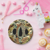 Vergoldetes asiatisches Medaillon durch Pappteller (Party)