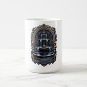 Vergoldetes Barockbrunnen-T-Shirt, Premium Kaffeetasse (Mittel)