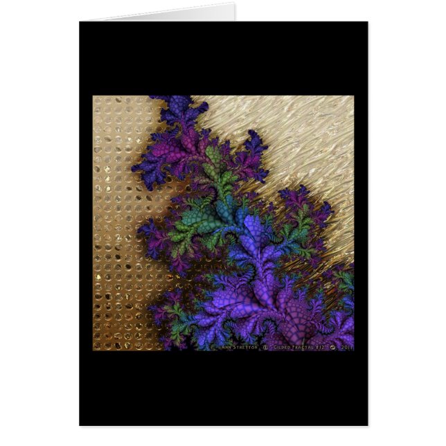 Vergoldetes Fraktal #12 (Vorne)