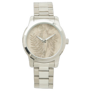 Vergoldetes Laub I Armbanduhr