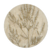 Vergoldetes Laub II Schneidebrett (Vorderseite)