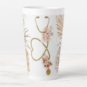 Vergoldetes Stethoskop - Elegantes Geschenk für ei Milchtasse