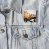 Vergoldetes und gemaltes Cembalo Button (Beispiel)
