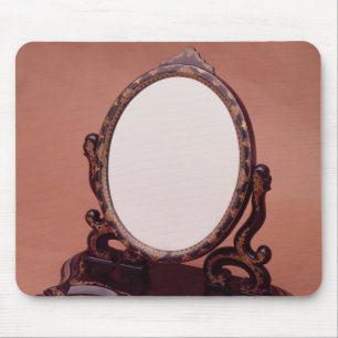 Vergoldung-gemalter Papiermachespiegel, c.1890 Mousepad