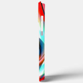 Vergrößern der gekrümmten roten Linien, überlagert Case-Mate iPhone Hülle (Rückseite / Links)