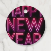 Vergrößern der Lila Gradienten im neuen Jahr Geschenkanhänger (Vorderseite)