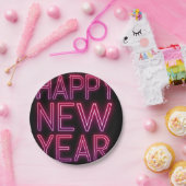 Vergrößern der Lila Gradienten im neuen Jahr Pappteller (Party)