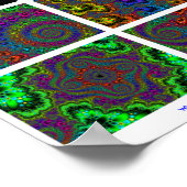 Vergrößern eines Newton-Methode-Fraktals Poster (Ecke)