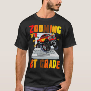 Vergrößern in den 1. Klasse-Monster-Lkw 2 T-Shirt