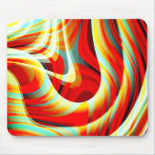 Vergrößernd gekrümmte rote Striche überlagern sich Mousepad (Vorne)