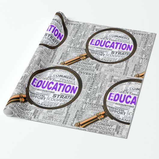 Vergrößernde Bildung Geschenkpapier (Ungerollt)