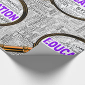 Vergrößernde Bildung Geschenkpapier