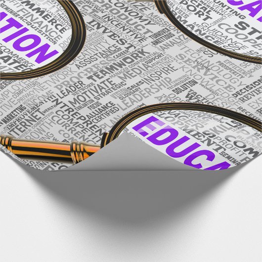 Vergrößernde Bildung Geschenkpapier