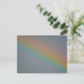 Vergrößert in Regenbogen Postkarte (Stehend Vorderseite)