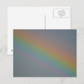 Vergrößert in Regenbogen Postkarte (Vorne/Hinten)