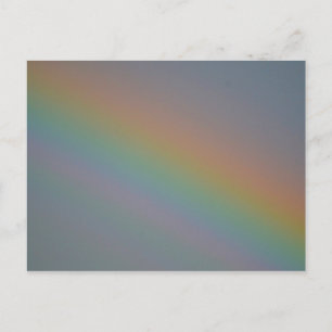 Vergrößert in Regenbogen Postkarte