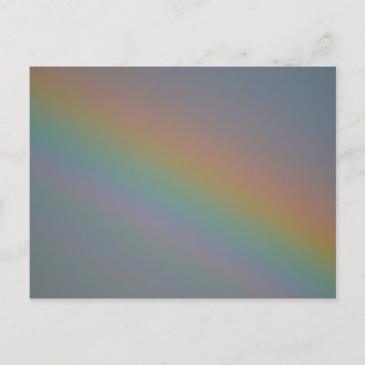 Vergrößert in Regenbogen Postkarte (Vorderseite)