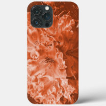 Vergrößerte Blume mit leichter Erleichterung, brau