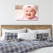 Vergrößerte Foto Canvas Print Baby Foto Family Leinwanddruck (Insitu (Schlafzimmer))