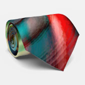 Vergrösserte Pixelspirale mit geballtem Glaston Krawatte (Gerollt)