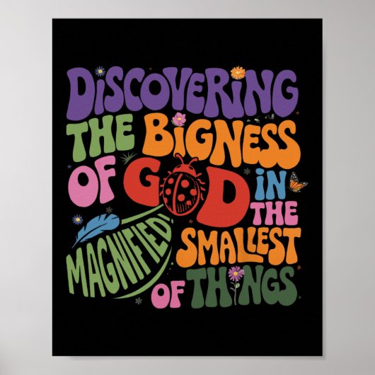 Vergrößerte Vbs 2025 Die Größe Gottes entdecken Poster (Vorne)