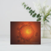 Vergrößerter Blick auf das Ei Postkarte (Stehend Vorderseite)