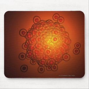 Vergrößerter Blick auf ein Ovum Mousepad