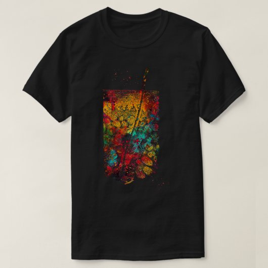 Vergrößerter Hautabschnitt T-Shirt (Design vorne)