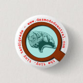 Vergrößertes Tardigrade Button (Vorderseite)