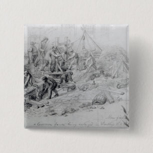 Vergrößerung der Abwasserkanäle bei Moorfields, Button