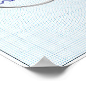 Vergrößerung des Glases auf der Ecken-Grafik Poste Poster (Ecke)