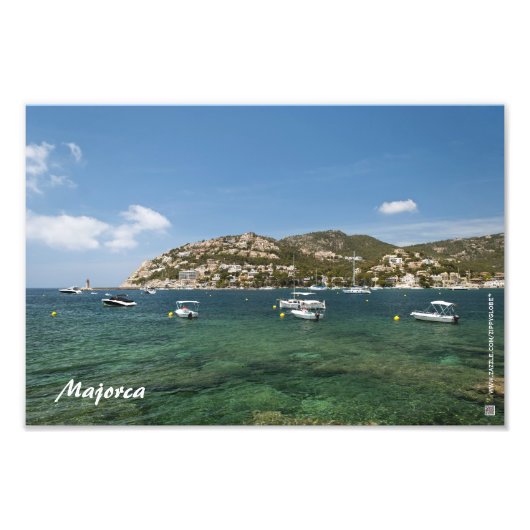 Vergrößerung eines Fotos von Mallorca Fotodruck (Vorne)