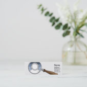 Vergrößerung Mini Visitenkarte (Stehend Vorderseite)