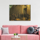 Verhaftung der Generäle Leinwanddruck (Insitu (Wohnzimmer))