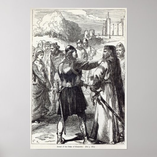 Verhaftung des Herzogs von Gloucester Poster (Vorne)