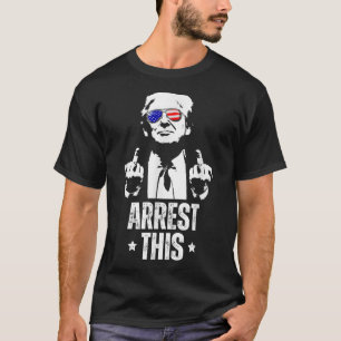 Verhaftung dieser Trump Fingers Pro Trump T-Shirt
