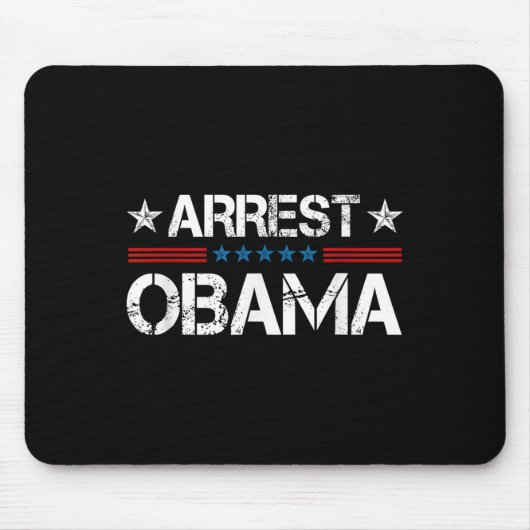Verhaftung Obama 2025 Mousepad (Vorne)