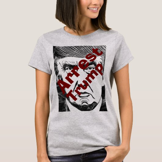 Verhaftung Trumps T - Shirt (Vorderseite)