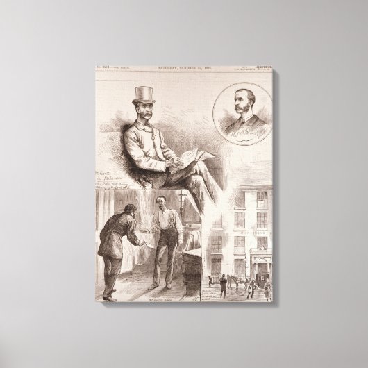 Verhaftung von Herrn C.S. Parnell, MP Leinwanddruck (Vorderseite)