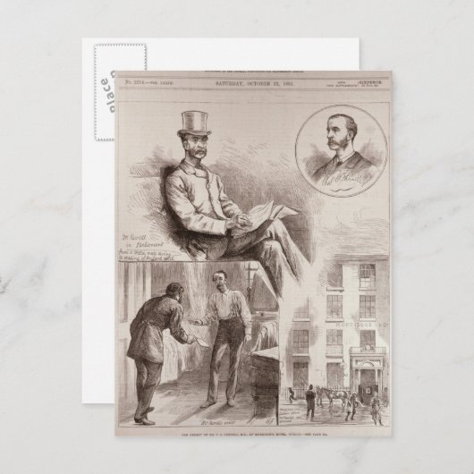 Verhaftung von Herrn C.S. Parnell, MP Postkarte (Vorne/Hinten)