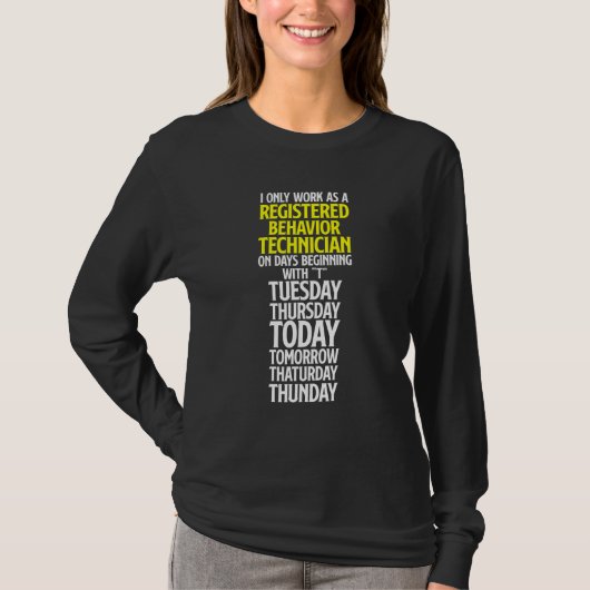 Verhalten des Technikers Tech RBT 1 T-Shirt (Vorderseite)