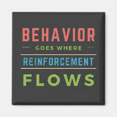 Verhalten geht dahin, wo die Verstärkung fließt Magnet (Vorne)