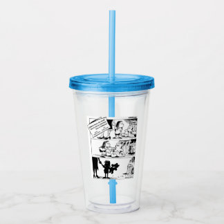 Verhalten gleicht Wahrheit Acrylic Tumbler Acryltrinkbecher