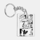 Verhalten gleicht Wahrheit Schlüsselanhänger (Vorderseite links)