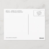 VERHALTEN ... ICH BRINGE EUCH KOMFORT ... POSTKARTE (Rückseite)